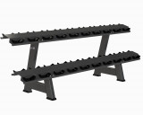 Стойка для гантелей двухъярусная (на 10 пар гантелей) OFT