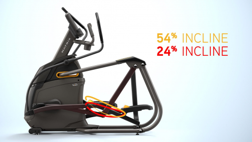 Эллиптический эргометр Matrix A50XIR с 16-дюймовым сенсорным дисплеем