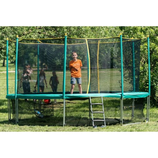 Батут Hasttings 14FT (4,26 М) зеленый, с внутренней защитной сеткой Батут Hasttings 14FT (4,26 М) зеленый, с внутренней защитной сеткой