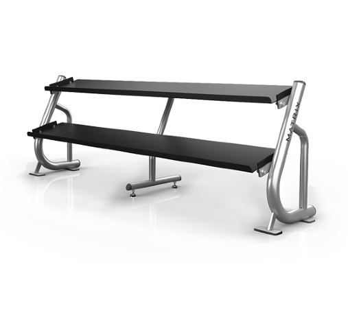 Подставка под гантели 2.4 метра (2-ух ярусная, плоская) Matrix Magnum A696