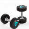 Гантели в уретане LIVEPRO Premium Urethane Dumbbells 18 кг, черный/синий