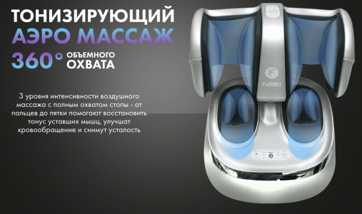 Массажер ног 2 в 1 FUJIMO INGYANG (Инь Ян) F158 для массажа икр и стоп Массажер ног 2 в 1 FUJIMO INGYANG (Инь Ян) F158 для массажа икр и стоп