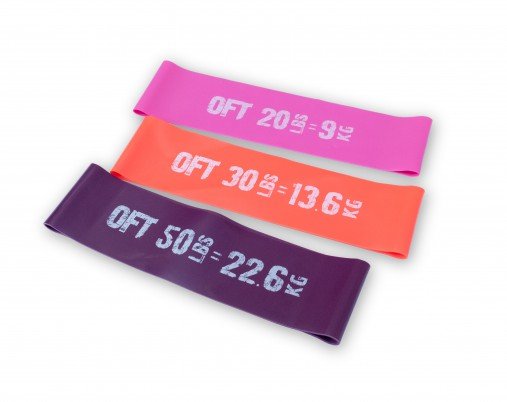 Набор из 3 широких мини-эспандеров OFT