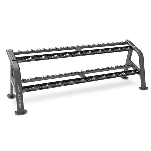 Стойка для гантелей (10 пар) BRONZE GYM BR-1025