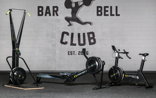 Комплект Concept2: гребной тренажер RowErg + лыжный тренажер SkiErg (c подставкой)