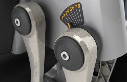 8-ми позиционная регулировка сидения с пружинной системой возврата 8-ми позиционная регулировка сидения с пружинной системой возврата