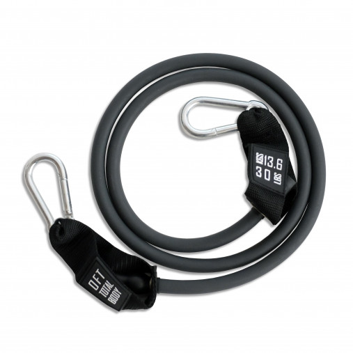 Эспандер из натурального латекса с карабинами сопротивление 30 lbs OFT