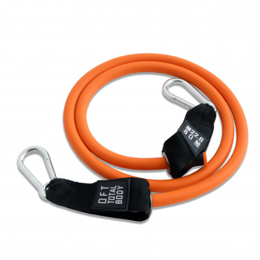 Эспандер из натурального латекса с карабинами сопротивление 50 lbs OFT