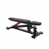 Скамья многофункциональная регулируемая Protrain PP187 (черно-красный)