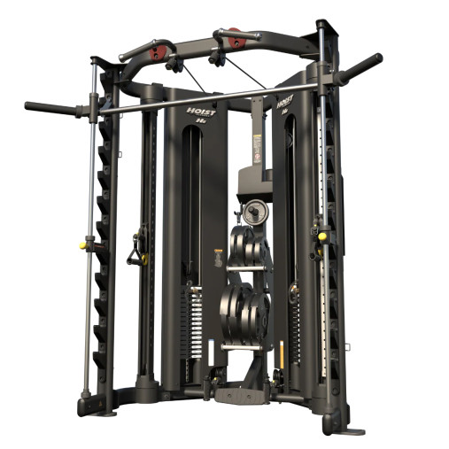 Домашний комплекс для функциональных тренировок HOIST H-8, черный матовый, стек 91 кг х 2 Домашний комплекс для функциональных тренировок HOIST H-8, черный матовый, стек 91 кг х 2