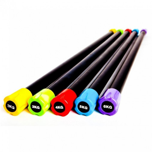 Aerofit B-BB-5K Бодибар, 5 кг, наконечник - светло-синий Aerofit B-BB-5K Бодибар, 5 кг, наконечник - светло-синий