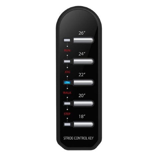 Кнопки у правления на консоли эллипсоида AeroFIT E700