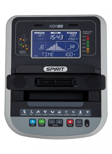 7.5 дюймовый ЖК-дисплей отображает основные параметры тренировки, что облегчит Вам восприятие данных в ходе упражнения 7.5 дюймовый ЖК-дисплей отображает основные параметры тренировки, что облегчит Вам восприятие данных в ходе упражнения