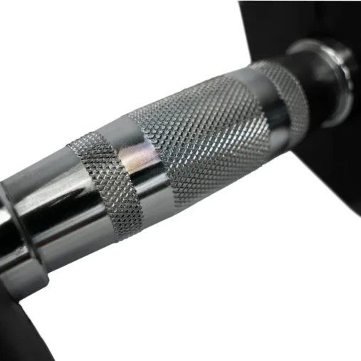 Набор гексагональных обрезиненных гантелей BRONZE GYM 27,5-50 кг - 10 пар, шаг 2,5 кг