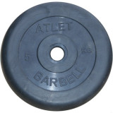 Диск 5 кг ATLET обрезиненный 26 мм MB BARBELL Диск 5 кг ATLET обрезиненный 26 мм MB BARBELL