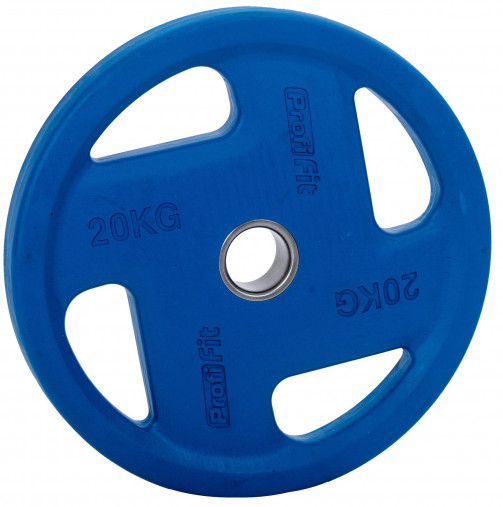 Диск обрезиненный PROFI-FIT олимпийский FASSION D-51, 20 кг (синий) Диск обрезиненный PROFI-FIT олимпийский FASSION D-51, 20 кг (синий)