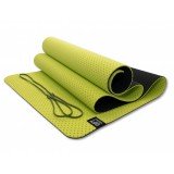 Мат для йоги 6 мм двухслойный перфорированный оливковый Original Fit.Tools